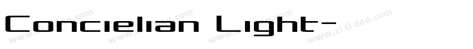 Concielian Light字体转换